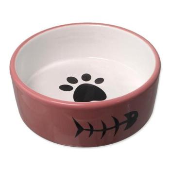 Magic Cat tál kerámia rózsaszín/fehér 12,5x4,5cm 350ml kép
