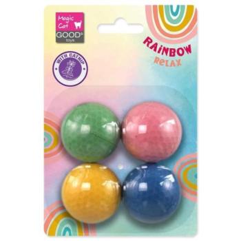MC Rainbow Relax hablabda 4 cm-es szivacs 4 db vegyes színben