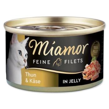 Miamor Feine Filets konzerv Felnőtt tonhal sajttal zselében 100g kép