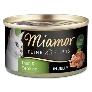 Miamor Feine Filets konzerv Felnőtt tonhal zöldségekkel zselében 100g kép