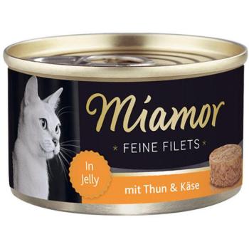 Miamor Feine Filets tuna & cheese tin 100 g kép