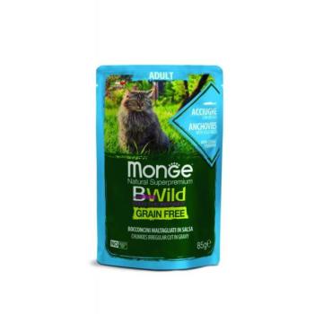 Monge BWild Grain Free Adult sardine & vegetables 85 g kép