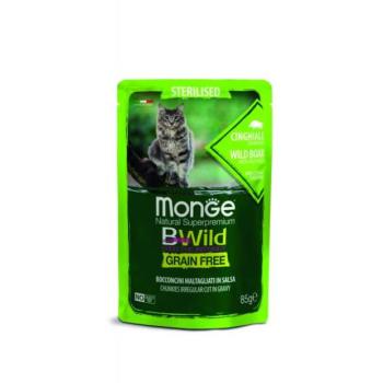 Monge BWild Grain Free Sterilised wild boar & vegetables 85 g kép