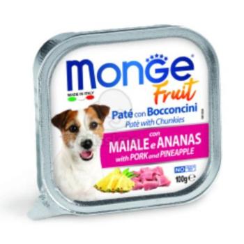 Monge Dog Fruit Paté & Chunkies Sertés - Ananász 100g kép