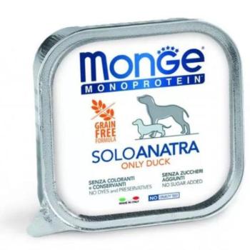 Monge Dog Monoprotein Paté 100% Kacsa 12x150g kép