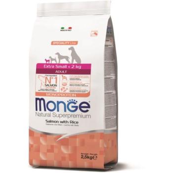 Monge Extra small adult Salmon & Rice 2,5 kg kép