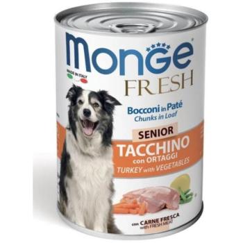 Monge Fresh Senior Turkey & Pasta & Vegetables 400 g kép