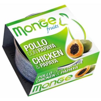 Monge Fruit chicken with papaya 80 g kép