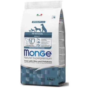 Monge Speciality Line Adult Monoprotein trout, rice & potato 15 kg kép
