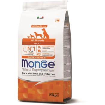 Monge Speciality Line All Breeds Adult Monoprotein duck, rice & potato 2,5 kg kép