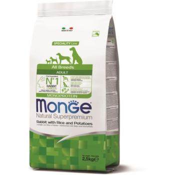 Monge Speciality Line All Breeds Adult Monoprotein rabbit, rice & potato 2,5 kg kép