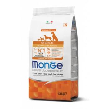 Monge Speciality Line All Breeds Puppy & Junior duck, rice & potatoes 12 kg kép