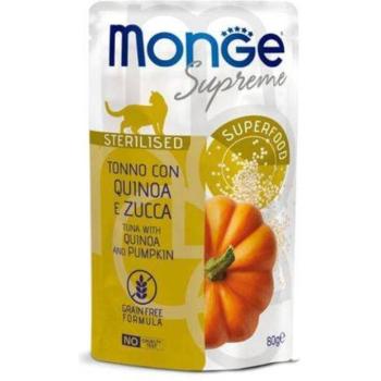 Monge Supreme Sterilised tuna with quinoa & pumpkin 80 g kép
