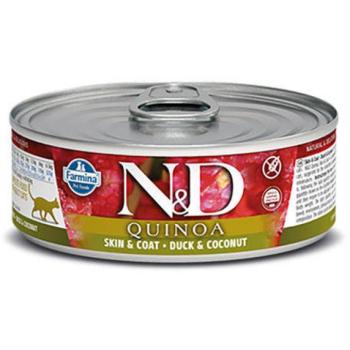 N&D Adult Quinoa duck & coconut tin 80 g kép