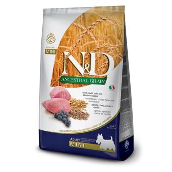 N&D Ancestral Grain Dog Adult Mini Lamb & Blueberry 7 kg kép