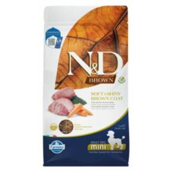 N&D Brown Adult Mini lamb & spirulina & carrot 2 kg kép