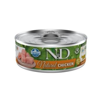 N&D CAT TERMÉSZETES CSIRKE 70 G kép