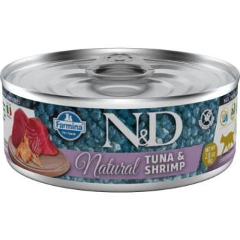 N&D CAT TERMÉSZETES TONHAL & RÁK 70 GR kép
