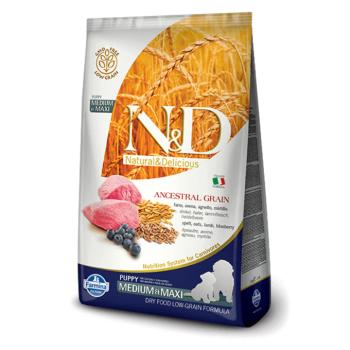 N&D Dog Ancestral Grain Dog Puppy bárány&áfonya medium&maxi 12kg kép
