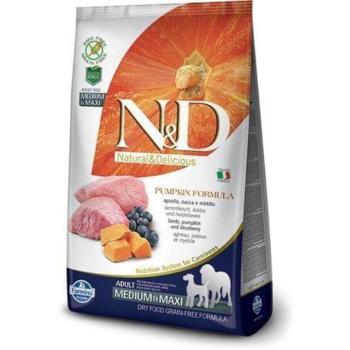 N&D Dog Grain Free bárány&áfonya sütőtökkel adult medium/maxi 2x 12kg kutyatáp kép