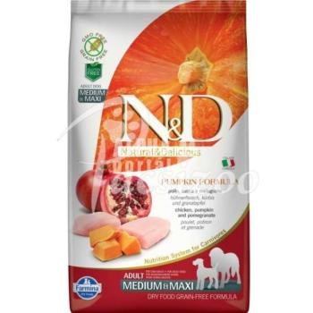 N&D Grain Free Adult Medium & Maxi Chicken & Pomegranate With Pumpkin 12 kg kép