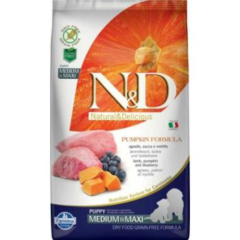 N&D Grain Free Puppy Medium & Maxi Lamb & Blueberries With Pumpkin 2,5 kg kép