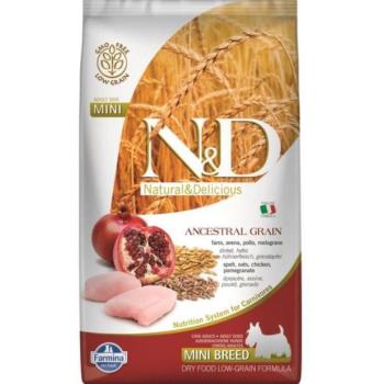 N&D Low Grain Adult Mini Chicken & Pomegranate 2,5 kg kép