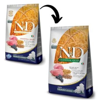 N&D Low Grain Dog Bárány&áfonya puppy medium&maxi 12kg kép