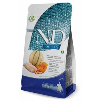 N&D Ocean Kitten cod, shrimp & melon 1,5 kg kép