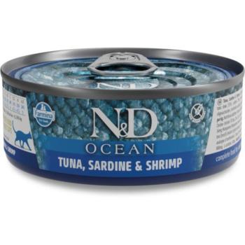 N&D Ocean tuna, sardine & shrimp 70 g kép