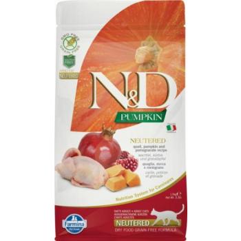 N&D Pumpkin Neutered quail & pomegranate 1,5 kg kép