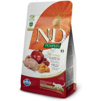 N&D Pumpkin Neutered quail & pomegranate 300 g kép