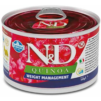N&D Quinoa Adult Weight Management Mini 140 g kép