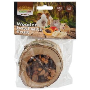 Nature Land Gyümölccsel töltött rágcsálótál, fa 120g kép