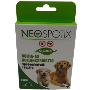 Neospotix bolha- és kullancsriasztó spot on kutyáknak 5 x 1 ml kép