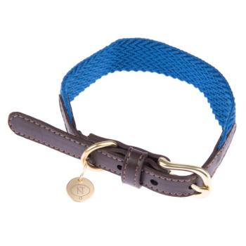 Nomad Tales Bloom nyakörv kutyáknak, sapphire (zafírkék)- S méret: 36 - 40 cm nyakkerület, Sz 25 mm kép