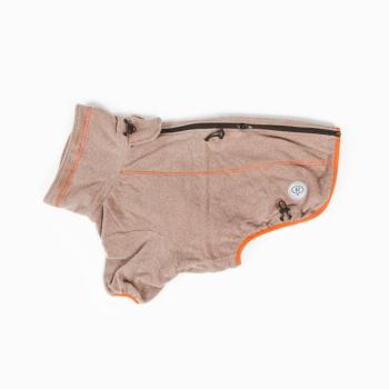 Nomad Tales Blush Fleece Toffee kutyakabát - Kb. 70 cm háthossz kép