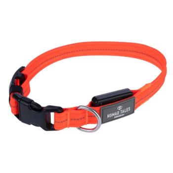 Nomad Tales Spirit USB LED nylon világító nyakörv, narancssárga L méret: 45-65 cm kutyáknak kép