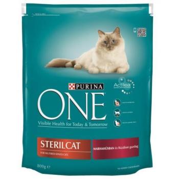 ONE Sterilcat beef 800 g kép