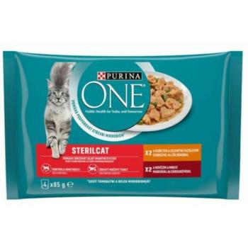 ONE Sterilcat chicken & beef 4x85 g kép