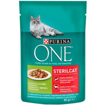 ONE Sterilcat turkey 85 g kép