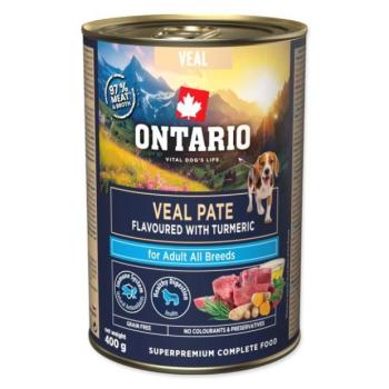 Ontario Adult borjú pástétom kurkuma ízesítéssel 400g kép