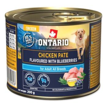 Ontario Adult csirke pástétom áfonyás ízesítéssel 200g kép