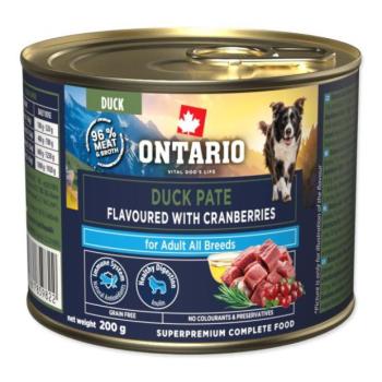 Ontario Adult kacsapástétom áfonyás ízesítéssel 200g kép