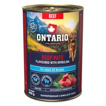 Ontario Adult marhahús pástétom spirulina ízesítéssel 400g kép