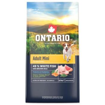 Ontario Adult Mini Fish & Brown Rice 6,5kg kép
