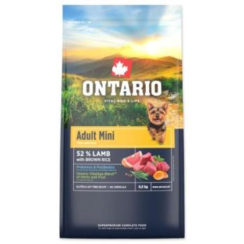 Ontario Adult Mini Lamb & Brown Rice 6,5kg kép
