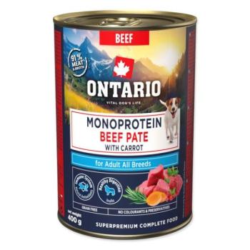 Ontario Adult monoprotein marhahús pástétom sárgarépával 400g kép