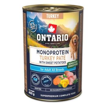 Ontario Adult monoprotein pulyka pástétom édesburgonyával 400g kép