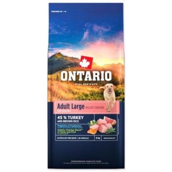 Ontario Large Weight Control Pulyka & Barna Rizs 12kg kép